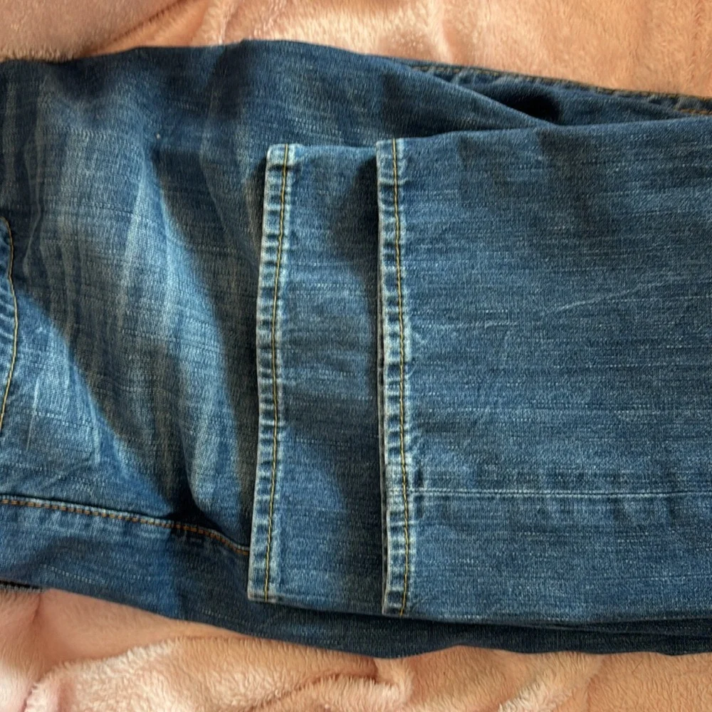True Religion Blue‎ Straight Jeans Classic Style 38”x33”